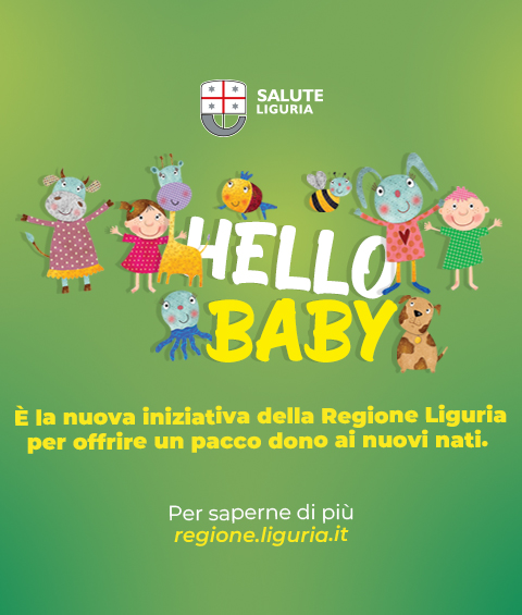 Nuova iniziativa di Regione Liguria per offrire un pacco dono ai nuovi nati